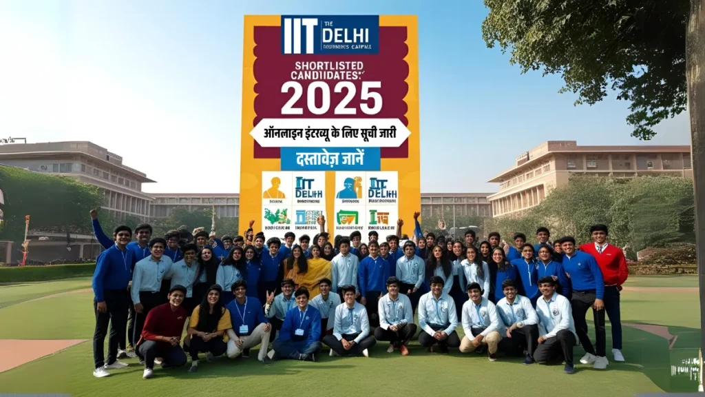 IIT Delhi Shortlisted Candidates Interview 2025