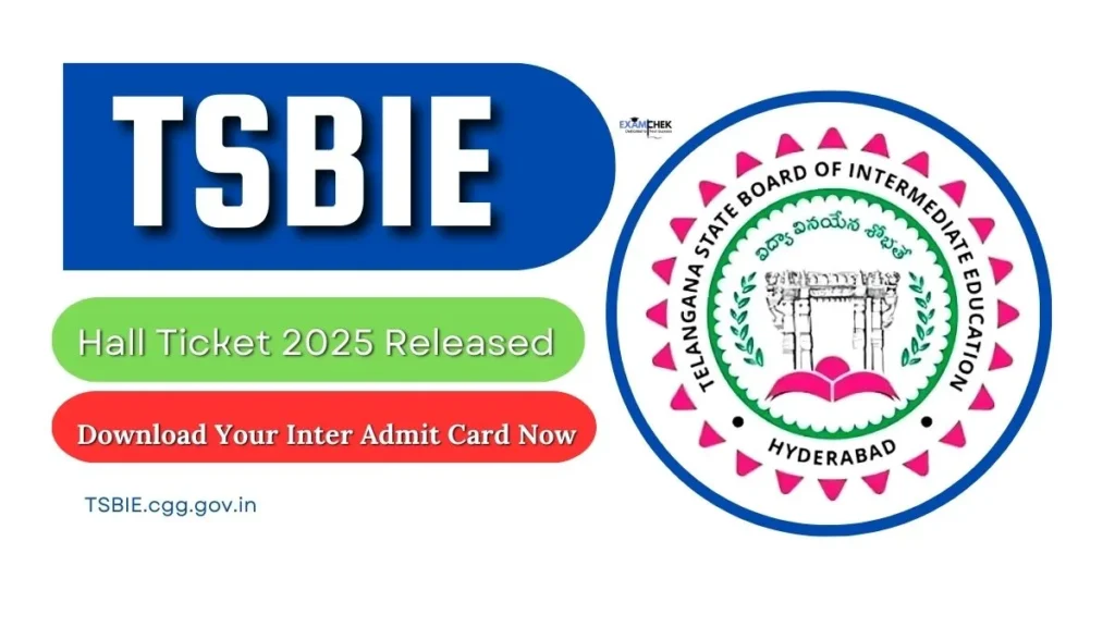 TSBIE Hall Ticket 2025