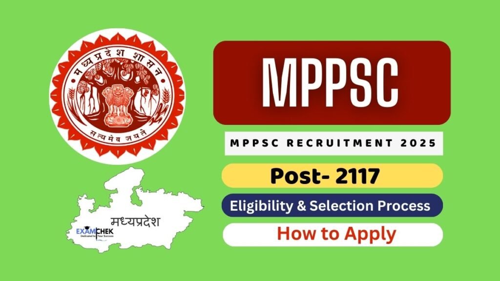 MPPSC Recruitment 2025