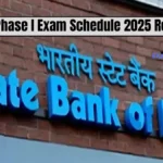 SBI PO Phase I Exam Schedule 2025 Released