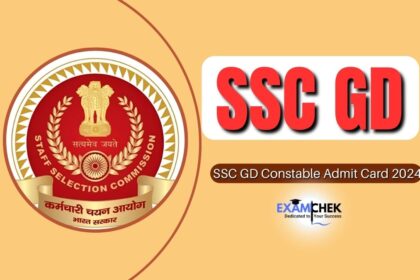 SSC GD Constable Admit Card 2024