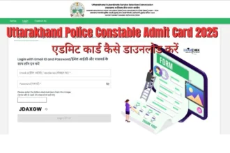 Uttarakhand Police Constable Admit Card 2025