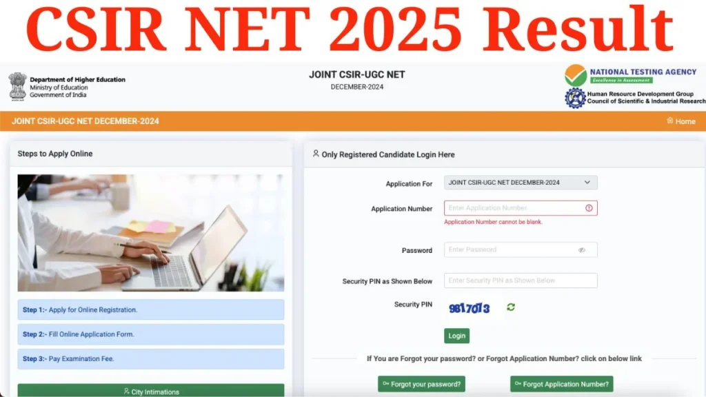 CSIR UGC NET 2025 Result Live Update: Final Answer Key & Cutoff PDF Now Available