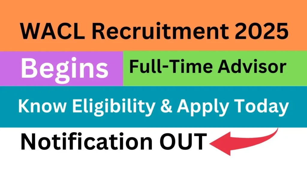 WCL Recruitment 2025