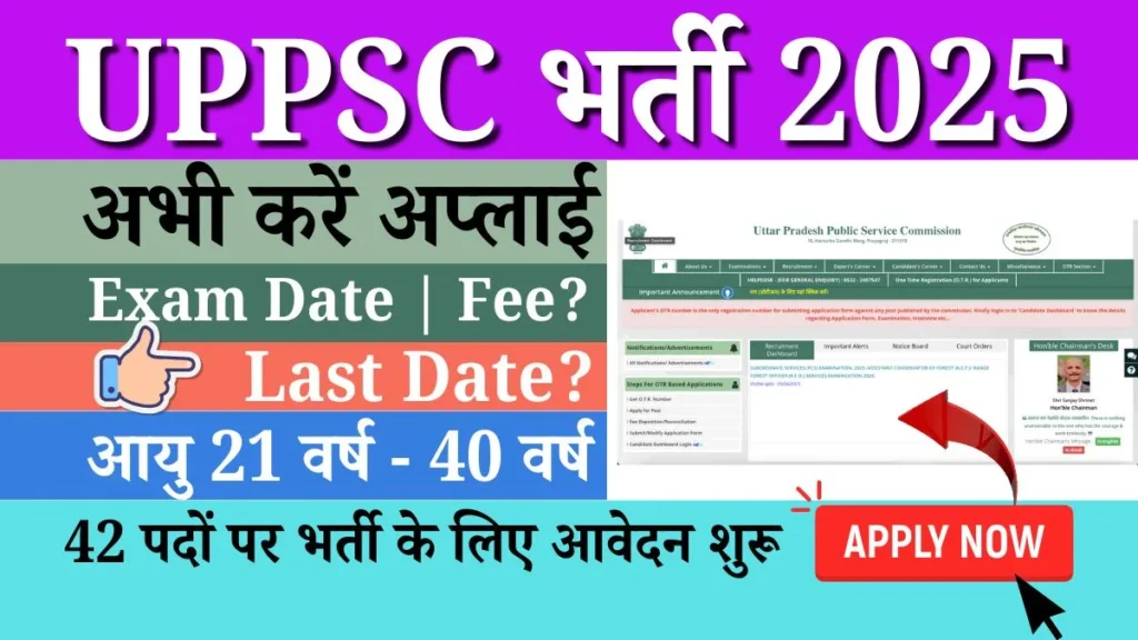 UPPSC भर्ती 2025