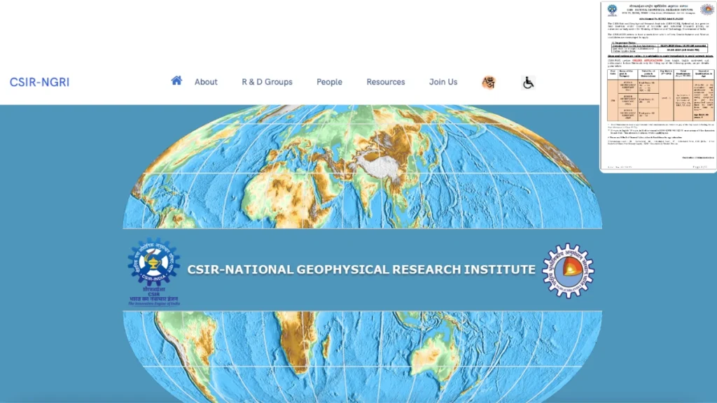 CSIR-NGRI Junior Secretariat Assistant भर्ती 2025