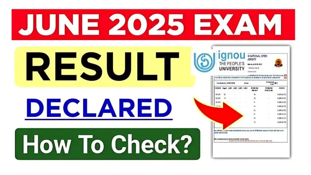 IGNOU June 2025 Result