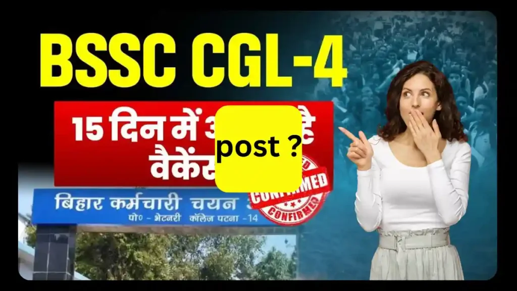 Bihar SSC CGL 4 Notification 2025