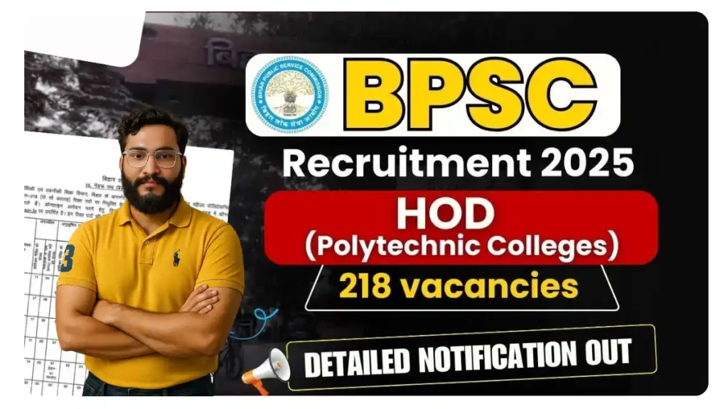 BPSC Polytechnic HOD Recruitment 2025