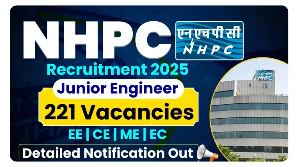 NHPC JE Recruitment 2025