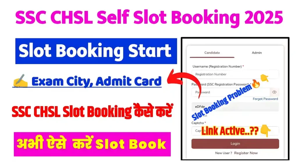 SSC CHSL Self-Slot Selection 2025