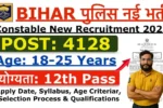 csbc bihar police jail warden & other post online form 2025 for 4128